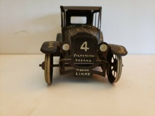 Vintage 1920 ' s Marx Leaping Lena Tin Litho Wind Up Toy Car 3