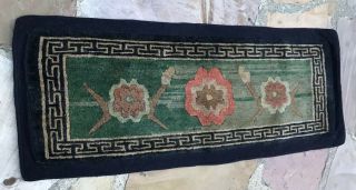 Antique Tibetan Chinese Rug.  Estate rug 3