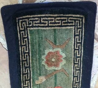 Antique Tibetan Chinese Rug.  Estate rug 6