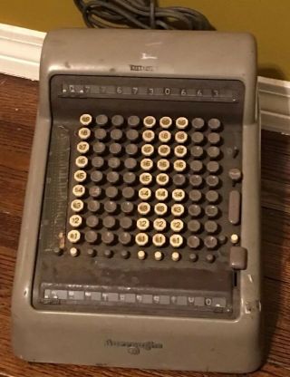 Vintage Burroughs Calculator Adding Machine Series C