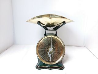 Fully Restored Antique Face Candy Scale W/ Brass Pan.