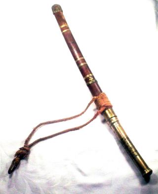 Antique Rare Ww Ii Brass Handled Japanese Shin Gunto Edged Weapon Pilots Sword?