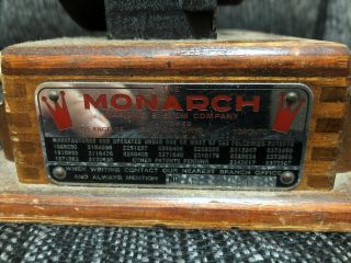 Monarch Marking System Pathfinder Ticket Maker Vintage Antique 7