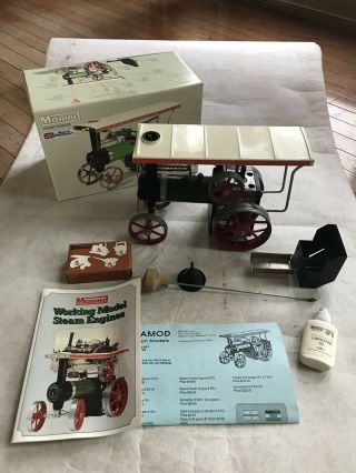 Mamod Steam Tractor Steam Engine Te La W/ Box & Accessories