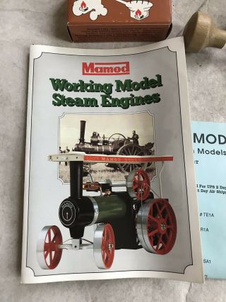 Mamod Steam Tractor Steam Engine TE la w/ Box & Accessories 9