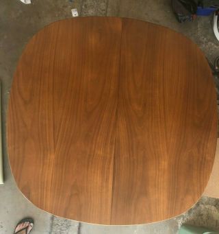 Mid Century Modern Teak Expandable Dining Table,  1960 ' s,  with 2 Leaves 2