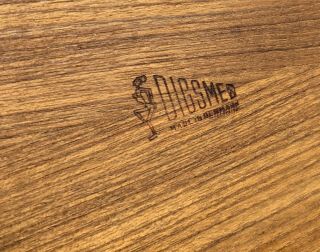 Digsmed Denmark Teak Wood Plates X 10 MCM Modernist 10 7/8” Vintage Charger 6