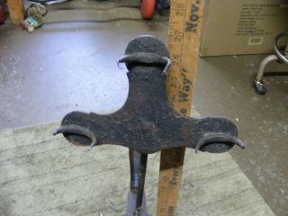 Circa 1700 ' s Hearth Bird Roaster Large,  BEST COLONIAL IRON EXAMPLE 6