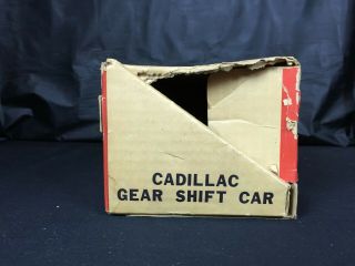 Ultra Rare Vintage Bandai Cadillac Gear Shift Car Tin Toy Japan Large 12