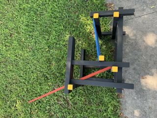 Mid Century Calder Color Red Blue Chairs Designed By GERRIT RIETVELD 3