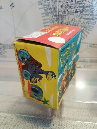 Vintage Marx Fred Flintstone Tricycle Tin and Celluloid Wind Up Toy Box 10