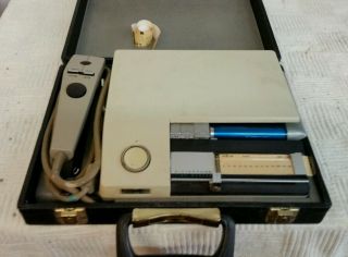 Vintage Dictaphone Time Master Dictating Machine W/ Case 1950s