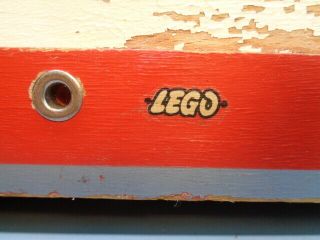 LEGO DENMARK VINTAGE 1950 ' S WOOD FERRY BOAT ULTRA RARE ITEM VERY GOOD COND. 7