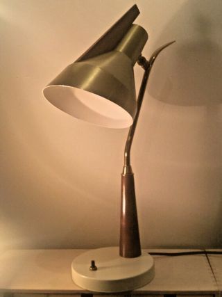 MID CENTURY MODERN LAMP.  Stilnovo Arredoluce Aubock Eames Danish 50s 60s era 2