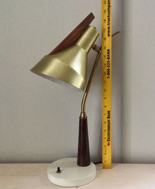 MID CENTURY MODERN LAMP.  Stilnovo Arredoluce Aubock Eames Danish 50s 60s era 5