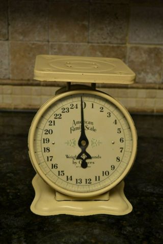 Vintage American Family 25 Lb Scale