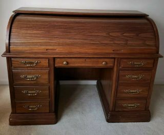 Vintage Rolltop Desk,  Jasper Cabinet Company,  Americana 688 Rt