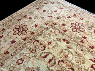 A Magnificent Palace Size 12 ' x 17 ' Peshawar Persian Sultan Abad Rug $1299.  00 7