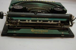 Remington Portable Antique Typewriter w Case,  Pop Up Type 1928 5