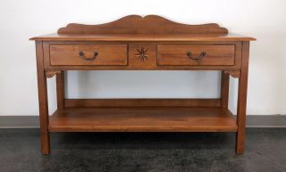Ethan Allen Country Crossings Solid Maple Sideboard / Console