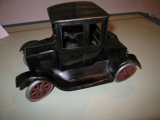 Buddy L Flivver pressed steel 1920 ' s antique toy Ford 2dr tin Lizzy,  exceptional 4