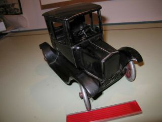 Buddy L Flivver pressed steel 1920 ' s antique toy Ford 2dr tin Lizzy,  exceptional 5