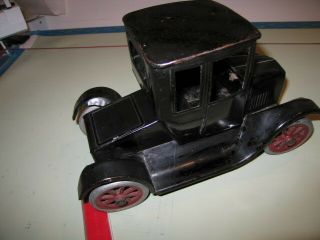 Buddy L Flivver pressed steel 1920 ' s antique toy Ford 2dr tin Lizzy,  exceptional 7