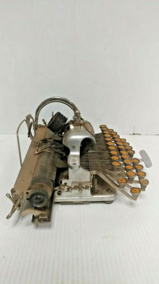 Blickensderfer Blick Aluminum Featherweight Typewriter w/Toolbox & Case 10
