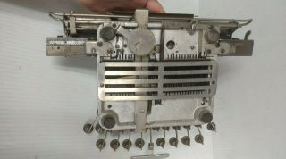 Blickensderfer Blick Aluminum Featherweight Typewriter w/Toolbox & Case 3