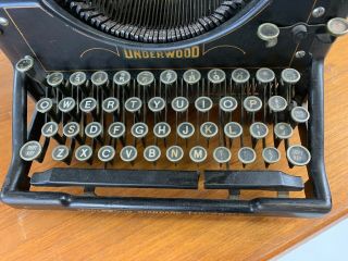 1920s Vintage Underwood Standard Typewriter Glass Keys 3