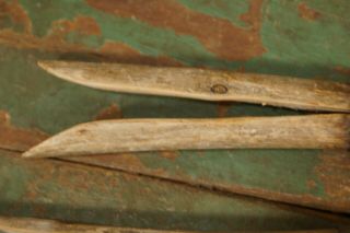 Antique Primitive Wooden Shaker Clothing Pins (2 Pins) 6