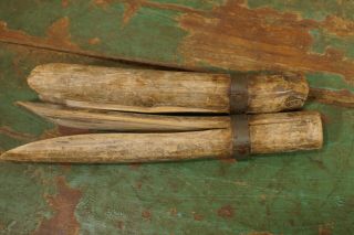 Antique Primitive Wooden Shaker Clothing Pins (2 Pins) 9