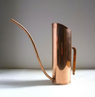 Gunnar Ander Vintage Designer Copper Watering Can.  Ystad Metall Sweden 1950 