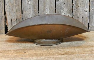 Antique Primitive Large Brass Scale Pan General Store Farmhouse Display 15 