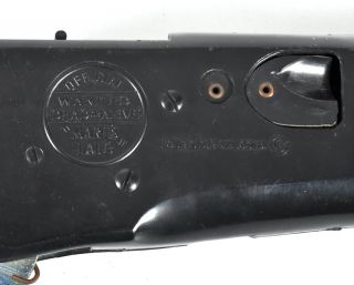 Vtg RARE Marx Wanted Dead or Alive Mares Laig Toy Gun Rifle Steve McQueen & Box 7