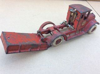 Vtg Arcade Cast Iron International Harvester Dump Truck 10.  5” L 1920’s 11