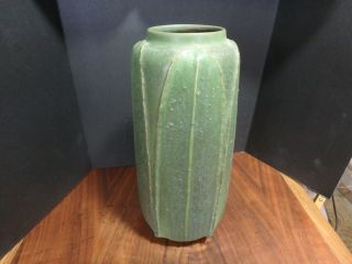 Arts & Crafts Style Ray West Sequoia Pottery Vase -