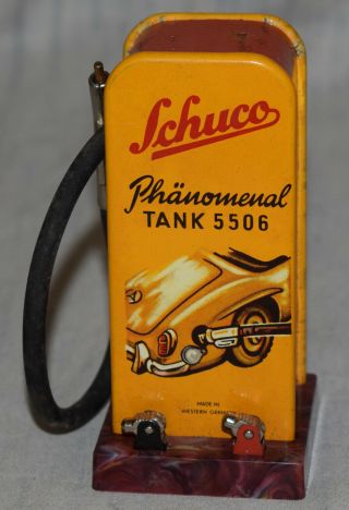 Vintage Schuco No.  5506 Tin Shell Gasoline Pump - Gas 3