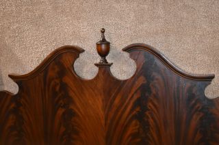 Vintage Mahogany Traditional Style Full Size Poster Headboard 6