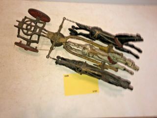 Vintage Toys,  Wilkins Hubley Ives Kenton Parts,  3 - Horse Front End,  Cast Iron 2