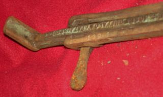 Vintage Sand Casting Flask Clamp Made By E.  E.  Josef Co.  - Pat Apr.  8,  1903 7