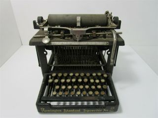 RARE Antique Remington Standard Typewriter No: 2 RARE 2