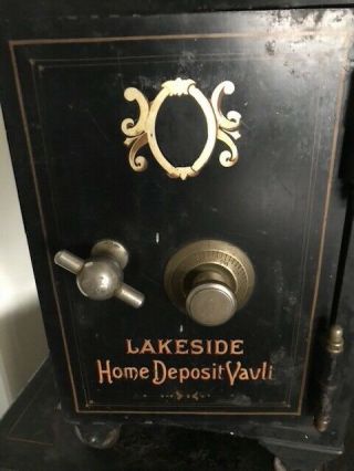 Antique SMALL Safe (lakeside home deposit vault) 1890’s ? 4