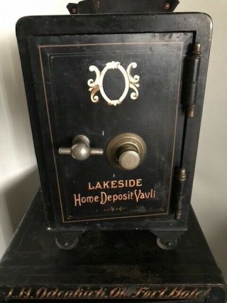 Antique SMALL Safe (lakeside home deposit vault) 1890’s ? 5