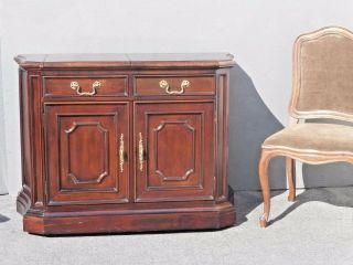Century Furniture Co.  Sideboard Server With Draw Leaf Table Top