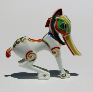RARE 20 ' s ROSENTHAL SELB Porcelain BUCEPHALUS Fantasy Horse Figurine Hans Kuster 2