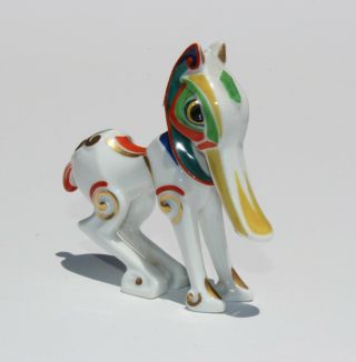 RARE 20 ' s ROSENTHAL SELB Porcelain BUCEPHALUS Fantasy Horse Figurine Hans Kuster 4