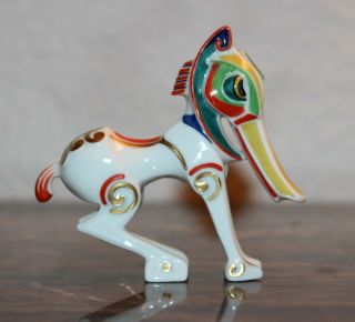 RARE 20 ' s ROSENTHAL SELB Porcelain BUCEPHALUS Fantasy Horse Figurine Hans Kuster 9