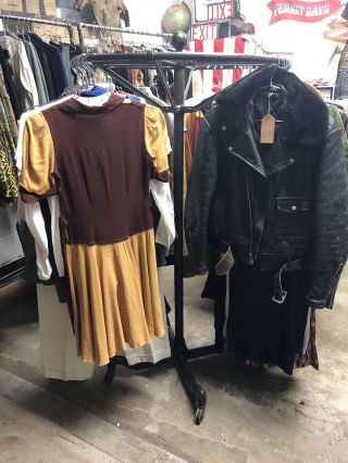 Antique Garment Rack,  Clothing Rack,  Coat Rack,  Industrial Entryway Decor 4