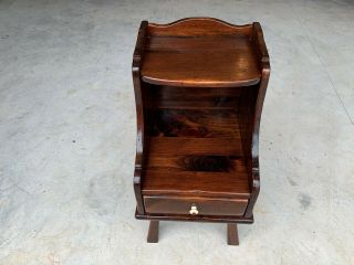 Ethan Allen Antique Tavern Pine Old Nightstand Side Table 12 - 8005